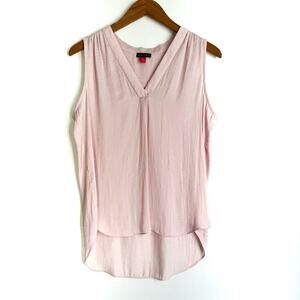 Vince Camuto light pink sleeveless top blouse shell lightweight size medium